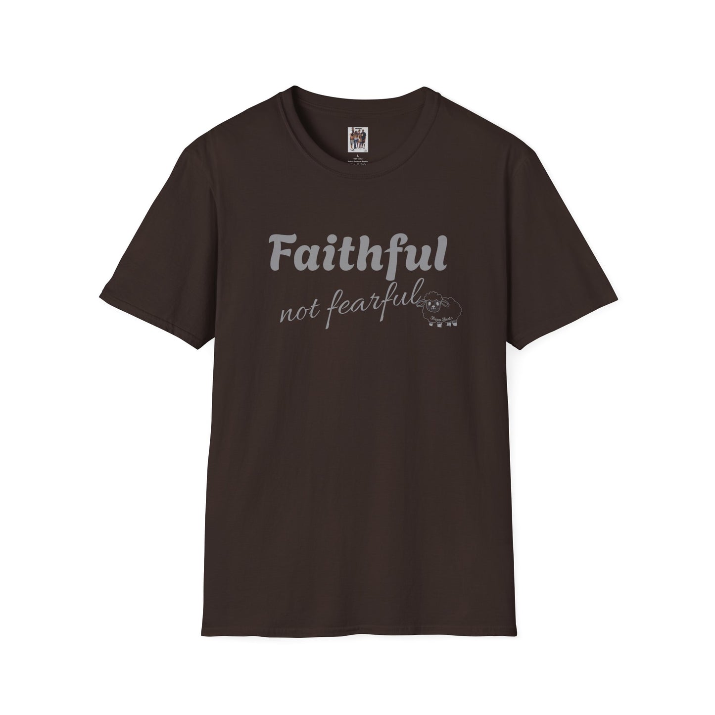 Sheep Shirts (Faithful) light txt - Unisex Softstyle T-Shirt