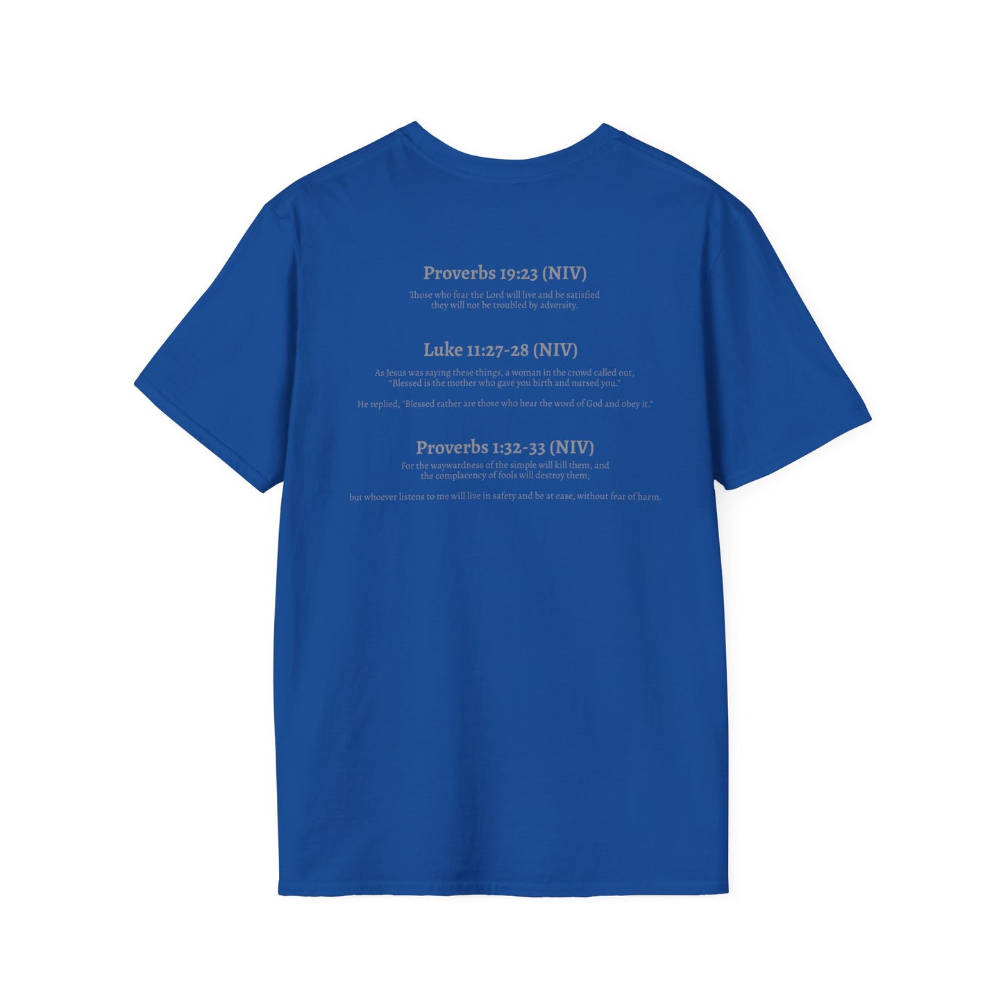 Sheep Shirts (Blessed) light txt - Unisex Softstyle T-Shirt