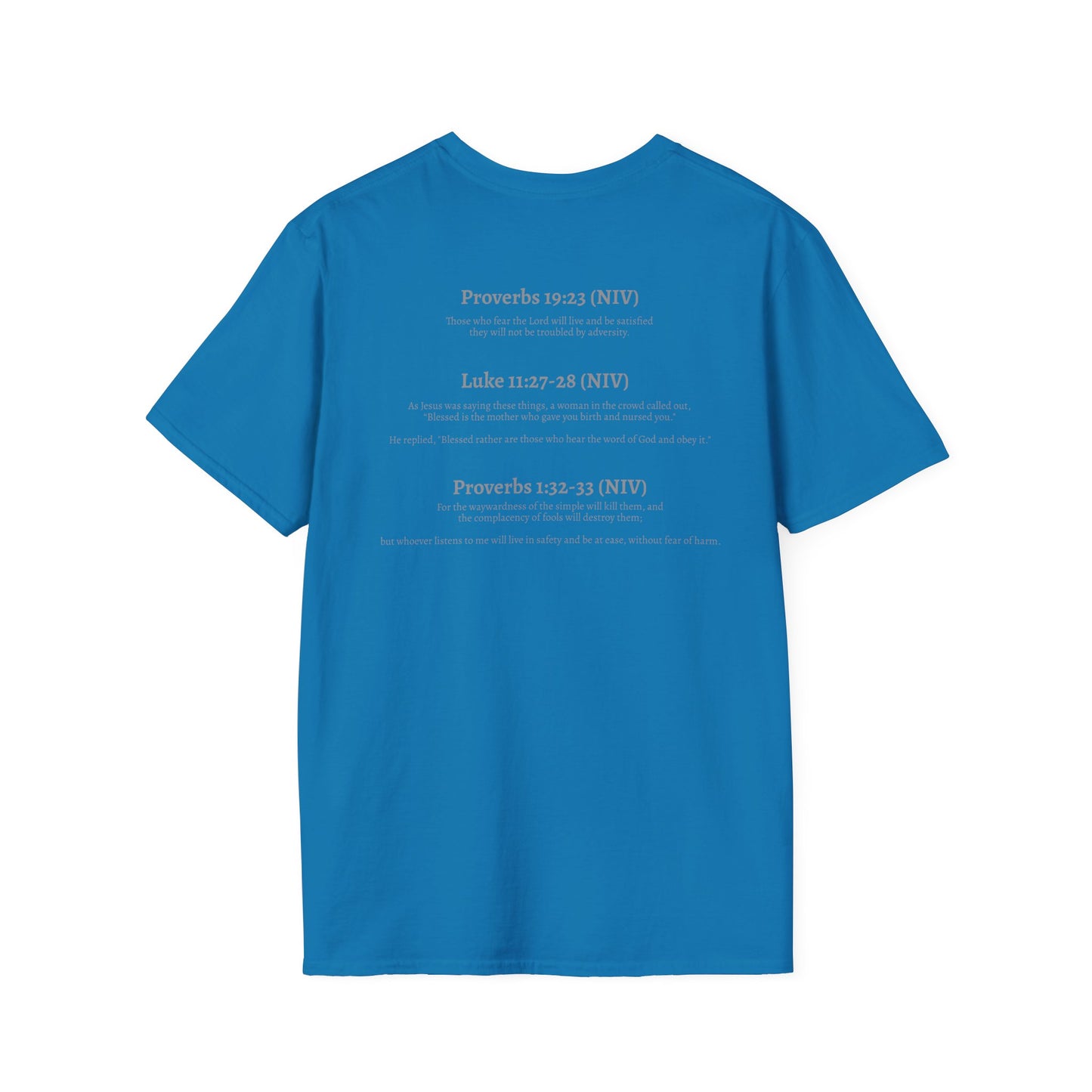 Sheep Shirts (Blessed) light txt - Unisex Softstyle T-Shirt
