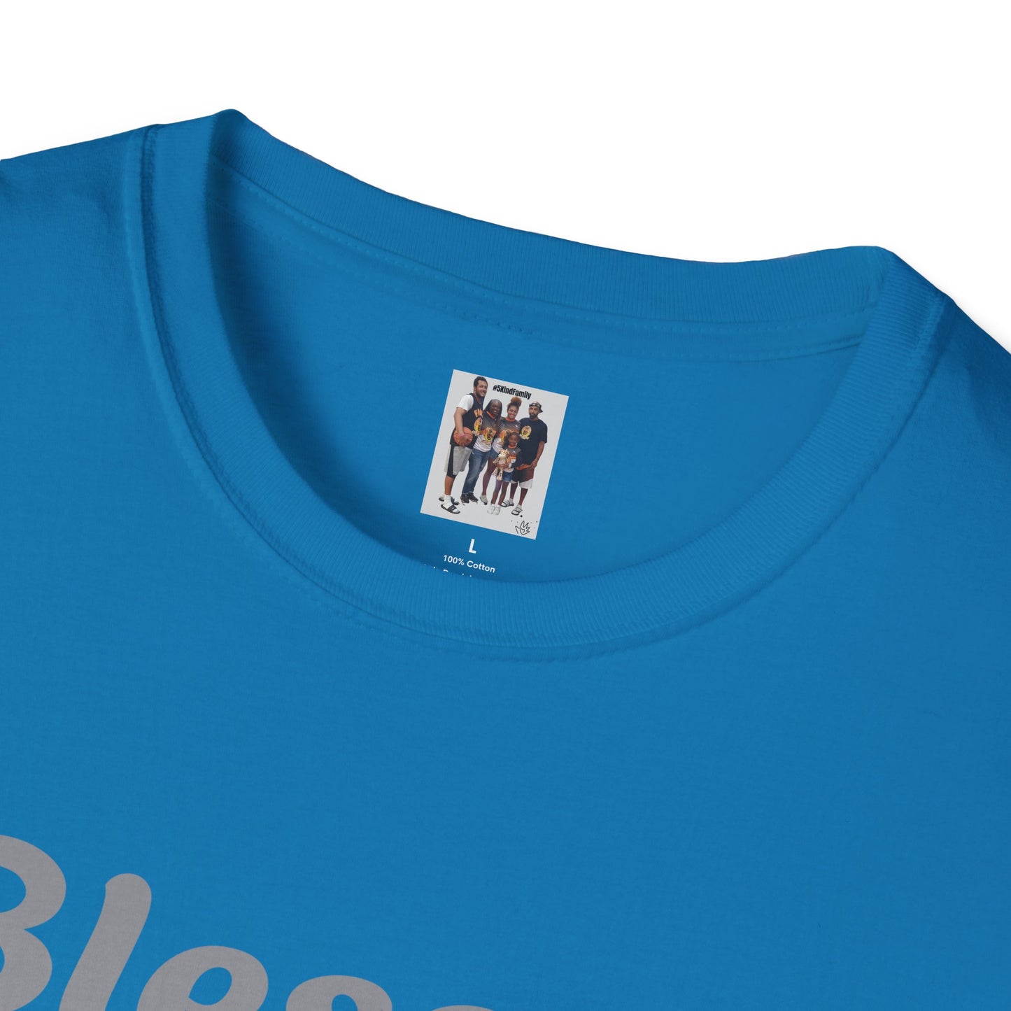 Sheep Shirts (Blessed) light txt - Unisex Softstyle T-Shirt