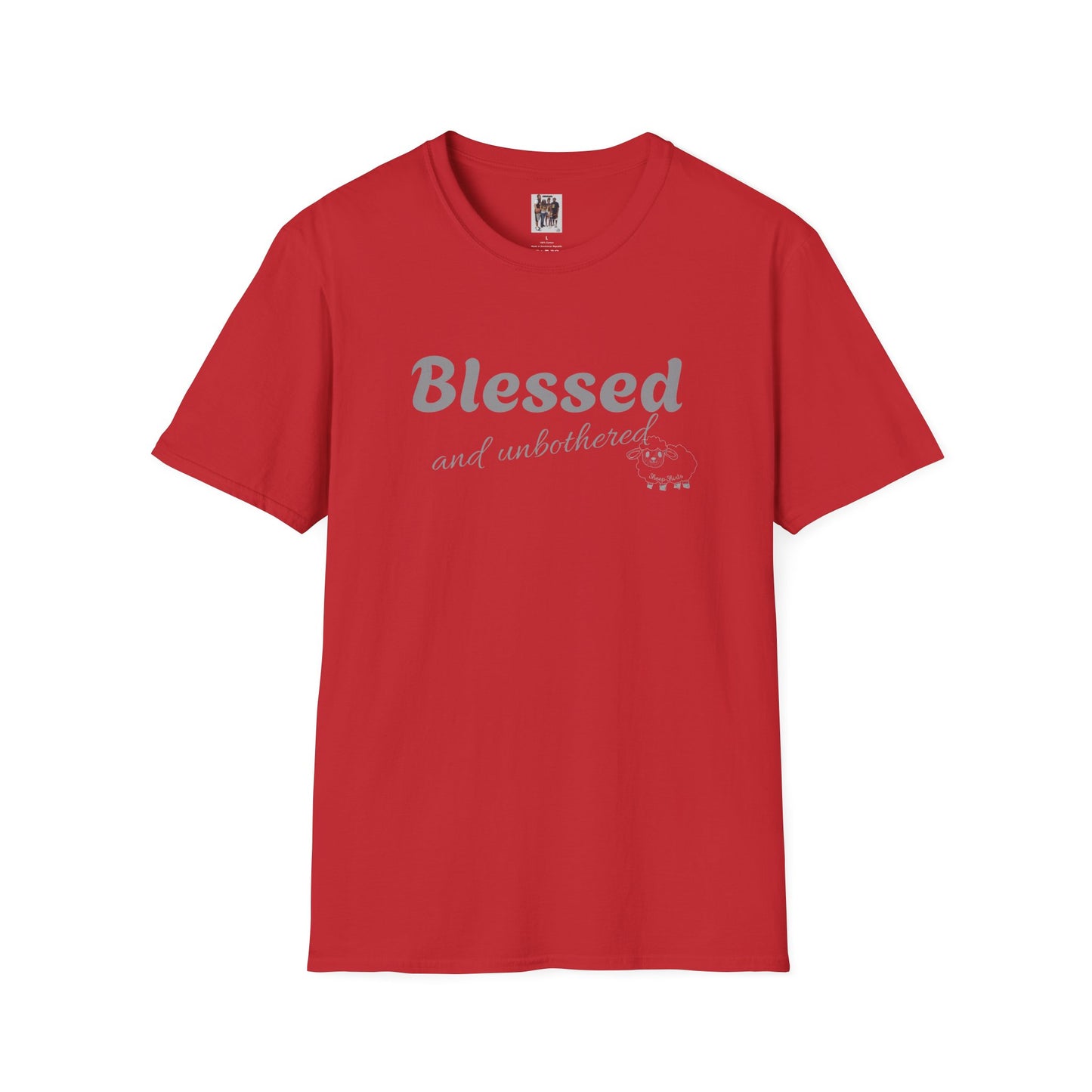 Sheep Shirts (Blessed) light txt - Unisex Softstyle T-Shirt