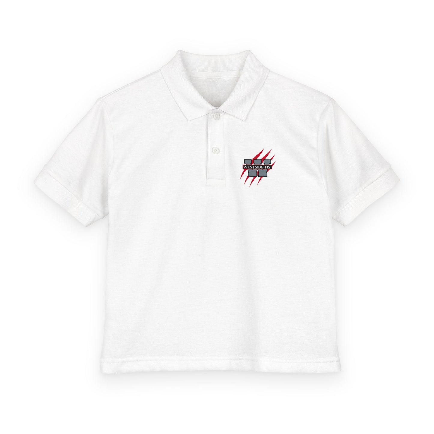 Youth Polo Shirt — School Logo or Crest Customizable