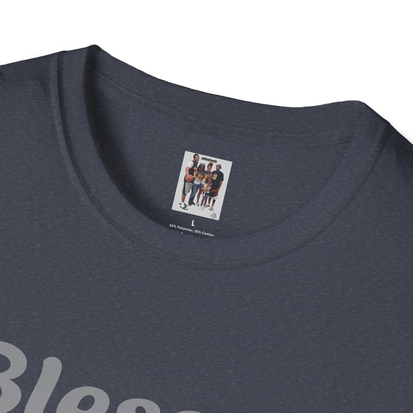 Sheep Shirts (Blessed) light txt - Unisex Softstyle T-Shirt