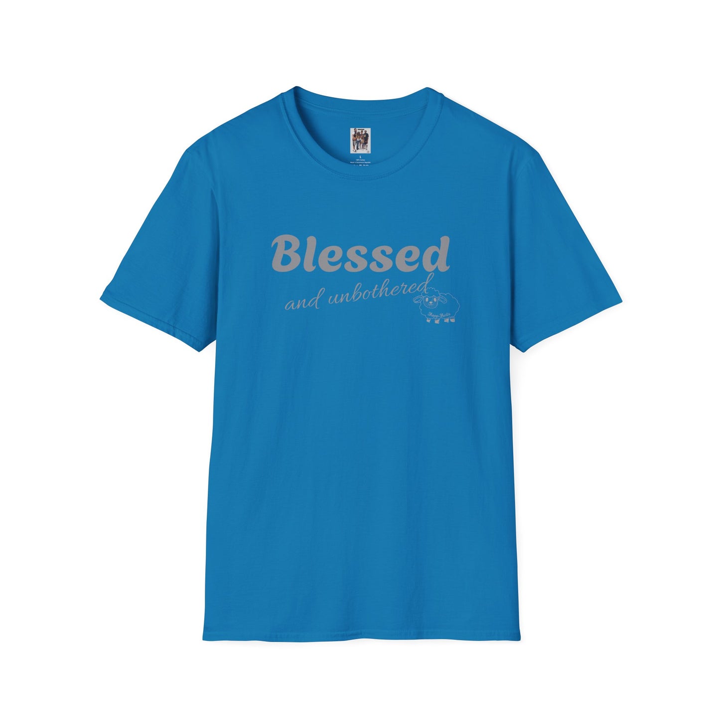Sheep Shirts (Blessed) light txt - Unisex Softstyle T-Shirt