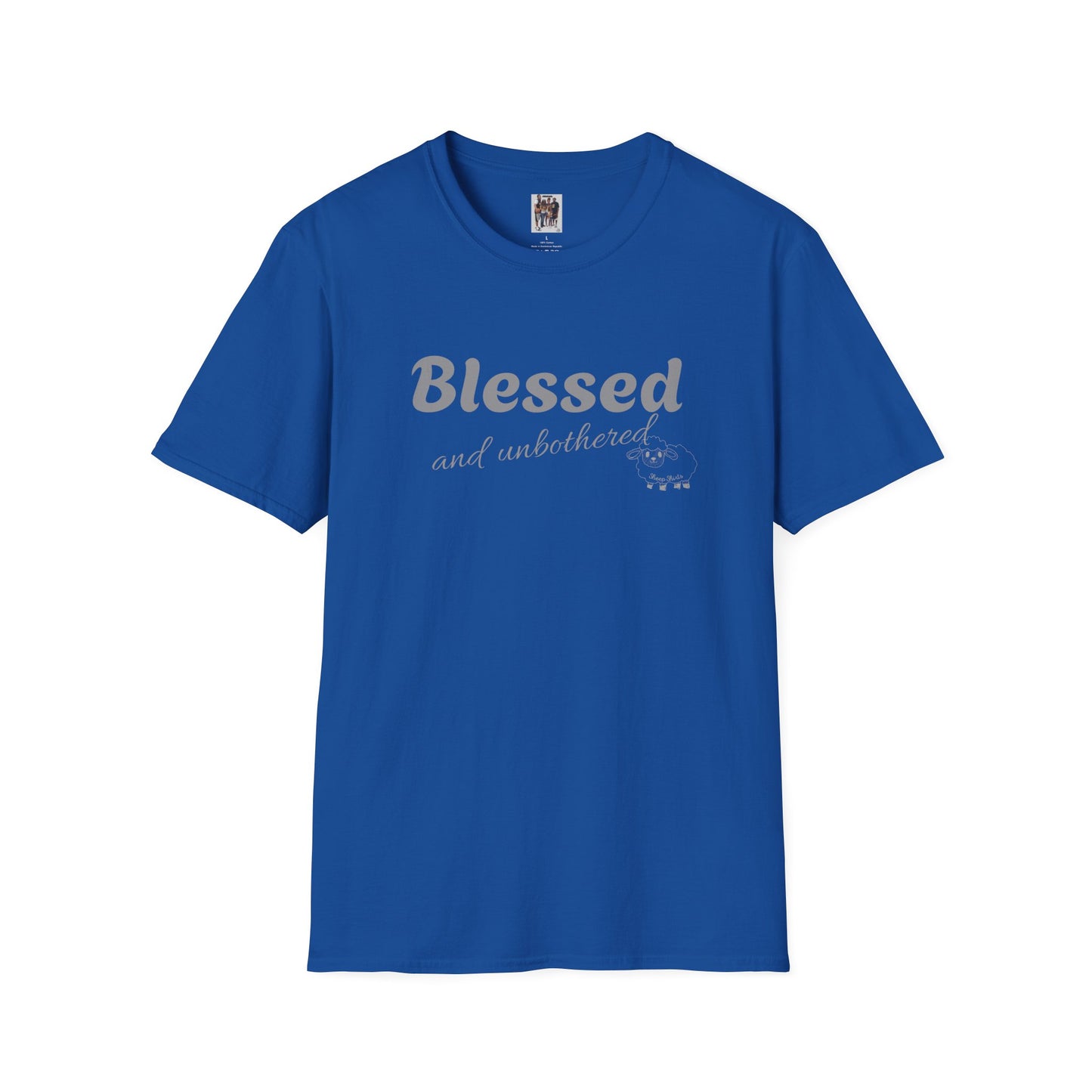Sheep Shirts (Blessed) light txt - Unisex Softstyle T-Shirt