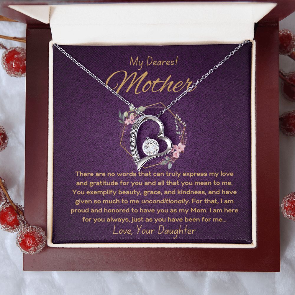 Forever Love Necklace - To Mother from Daughter