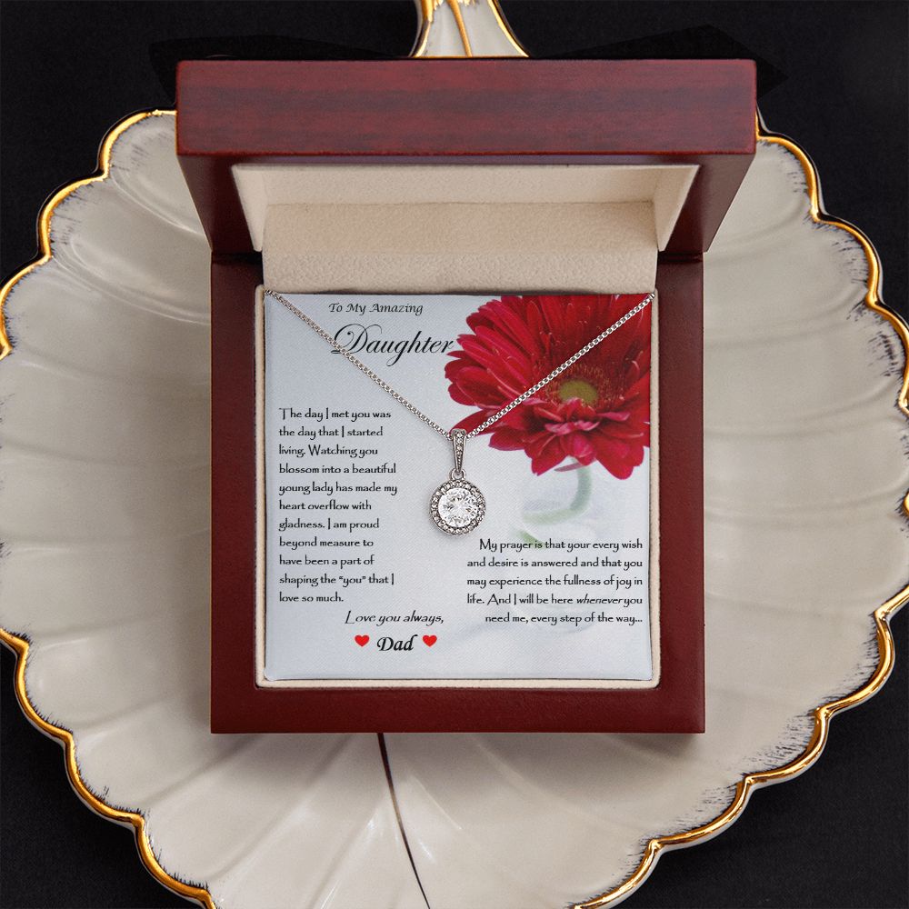 Eternal Hope Necklace - To Daughter from Dad