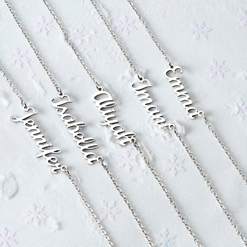Personalized Name Necklace - NO MESSAGE CARD
