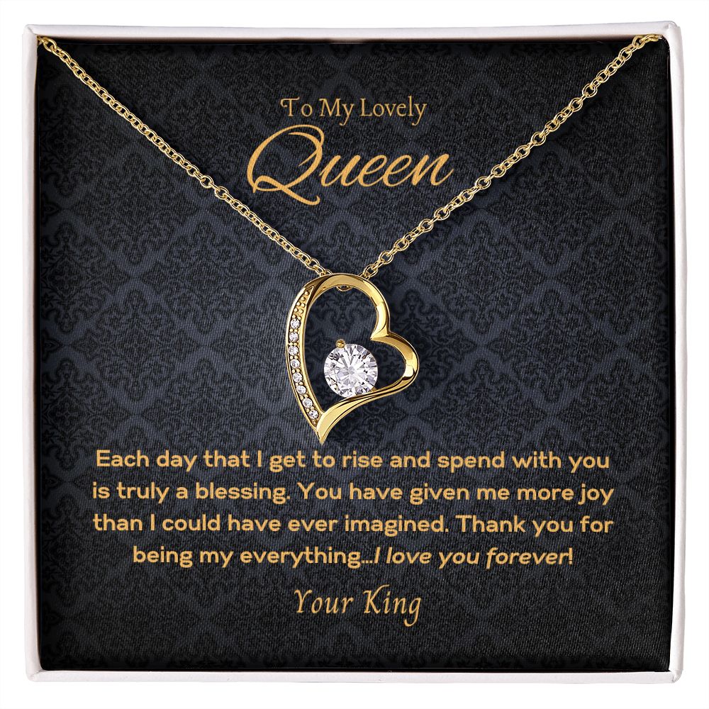 Forever Love Necklace - To My Lovely Queen