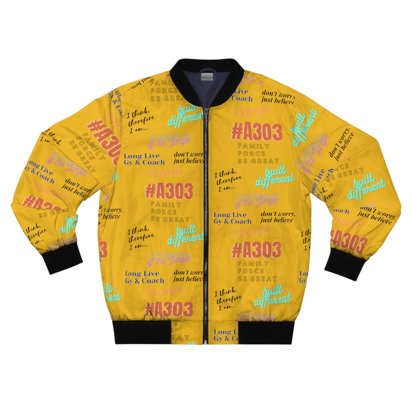 JaxForce Pro-AM Bomber Jacket (Yellow)