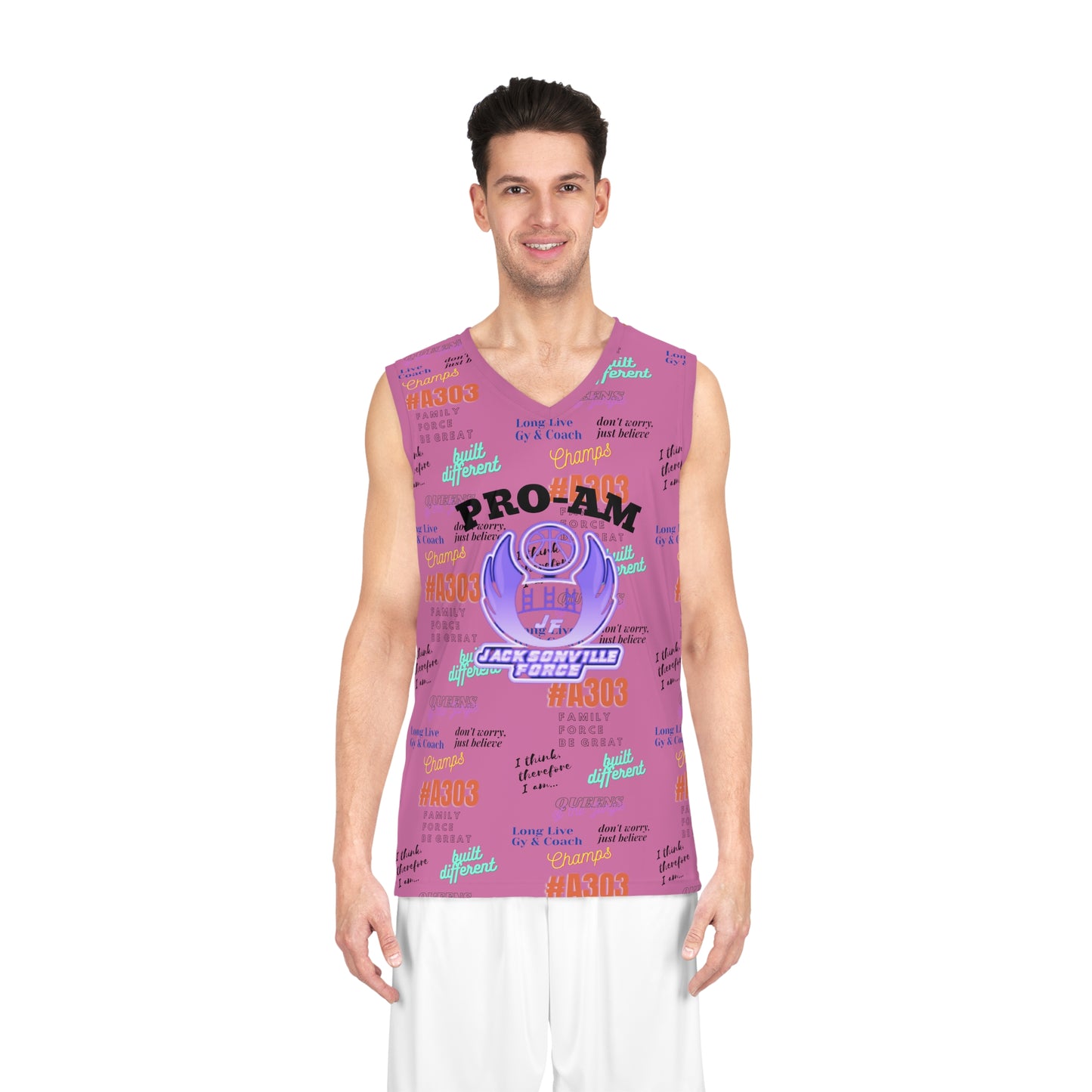 Basketball Jersey - JaxForce ProAm Pink