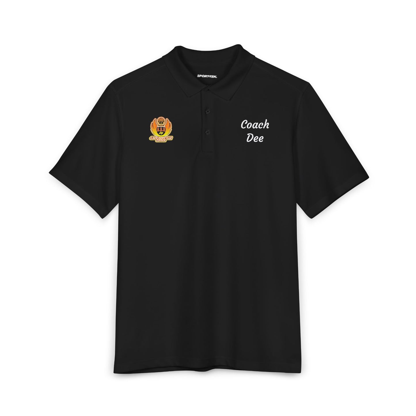 Polo Coach Dee JF — Custom Embroidered Coaching Shirt