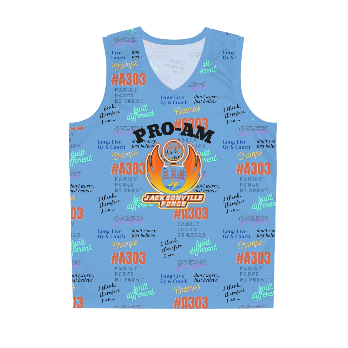 Basketball Jersey - JF ProAm blue (5-C)