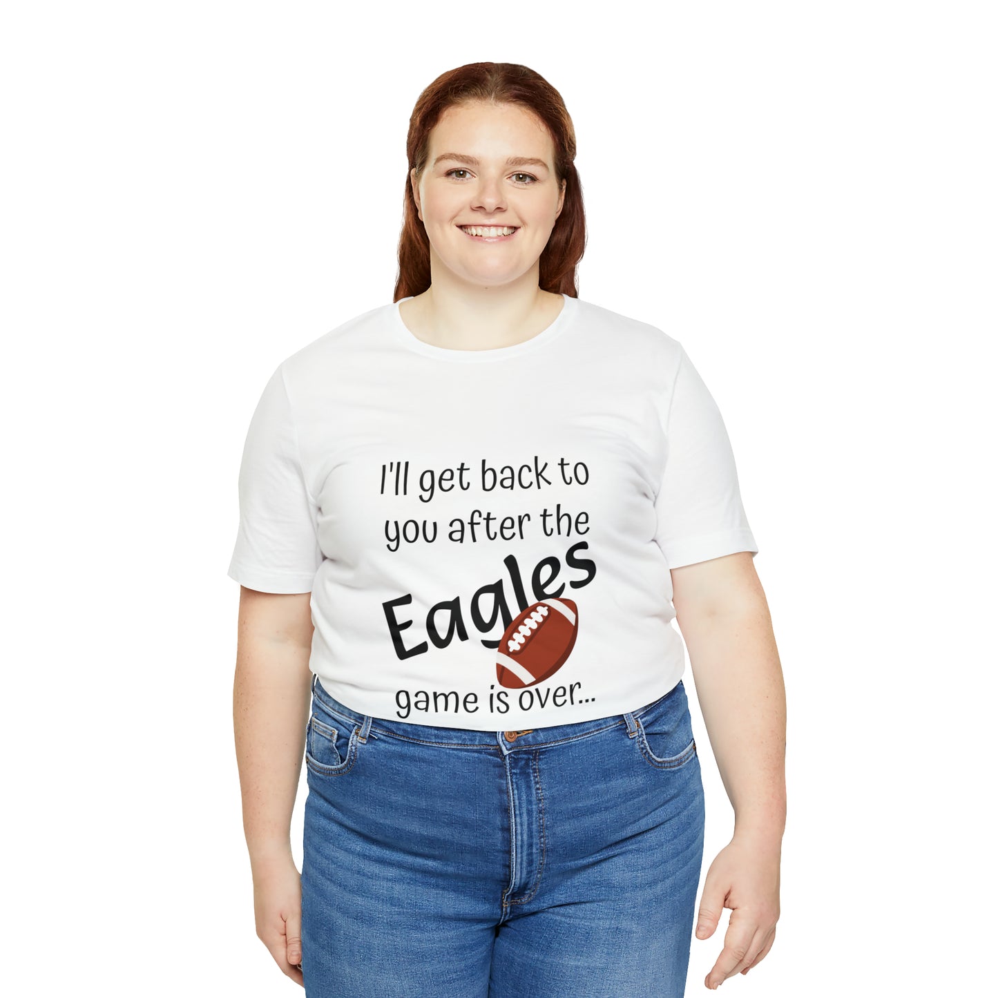 Game Time EAGLES - Unisex Short Sleeve Tee (dark text)