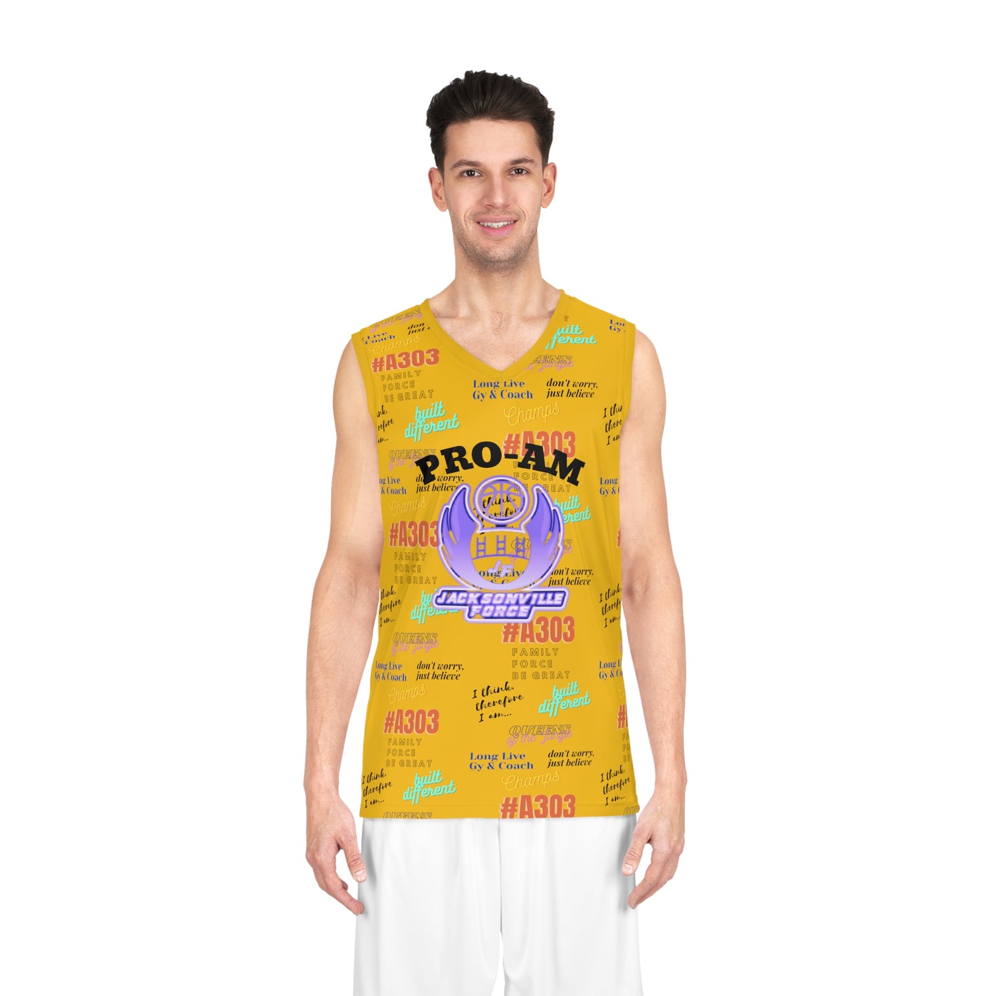 Basketball Jersey - JF ProAm yellow (6)