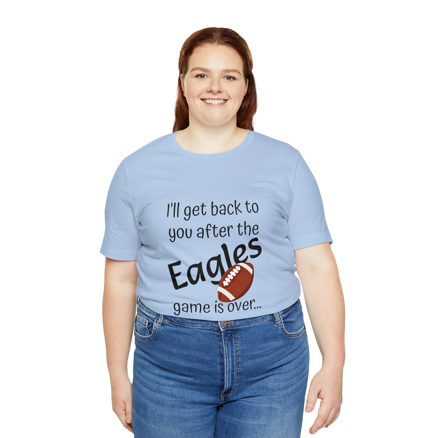 Game Time EAGLES - Unisex Short Sleeve Tee (dark text)