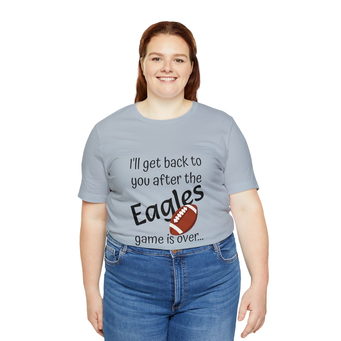 Game Time EAGLES - Unisex Short Sleeve Tee (dark text)