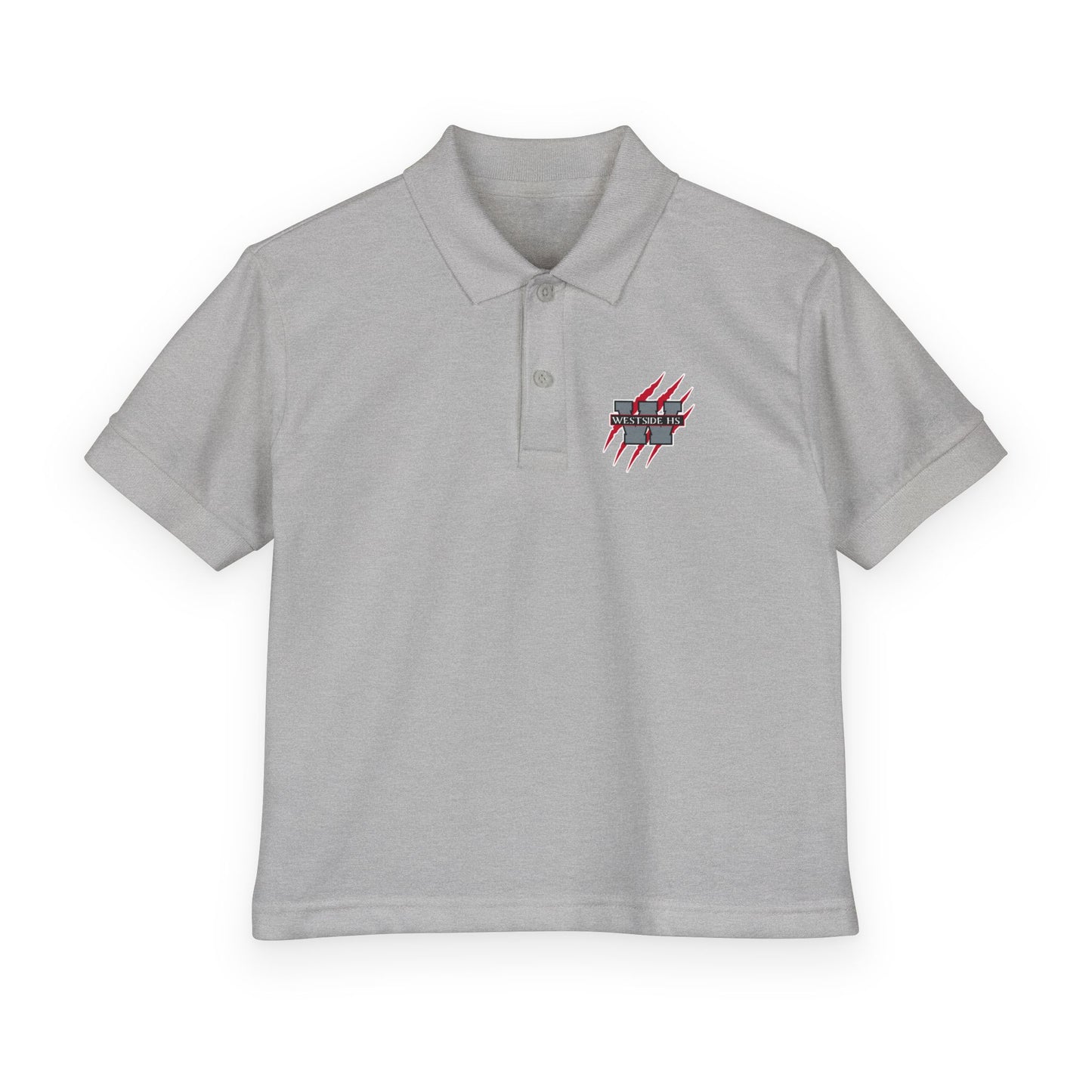 Youth Polo Shirt — School Logo or Crest Customizable