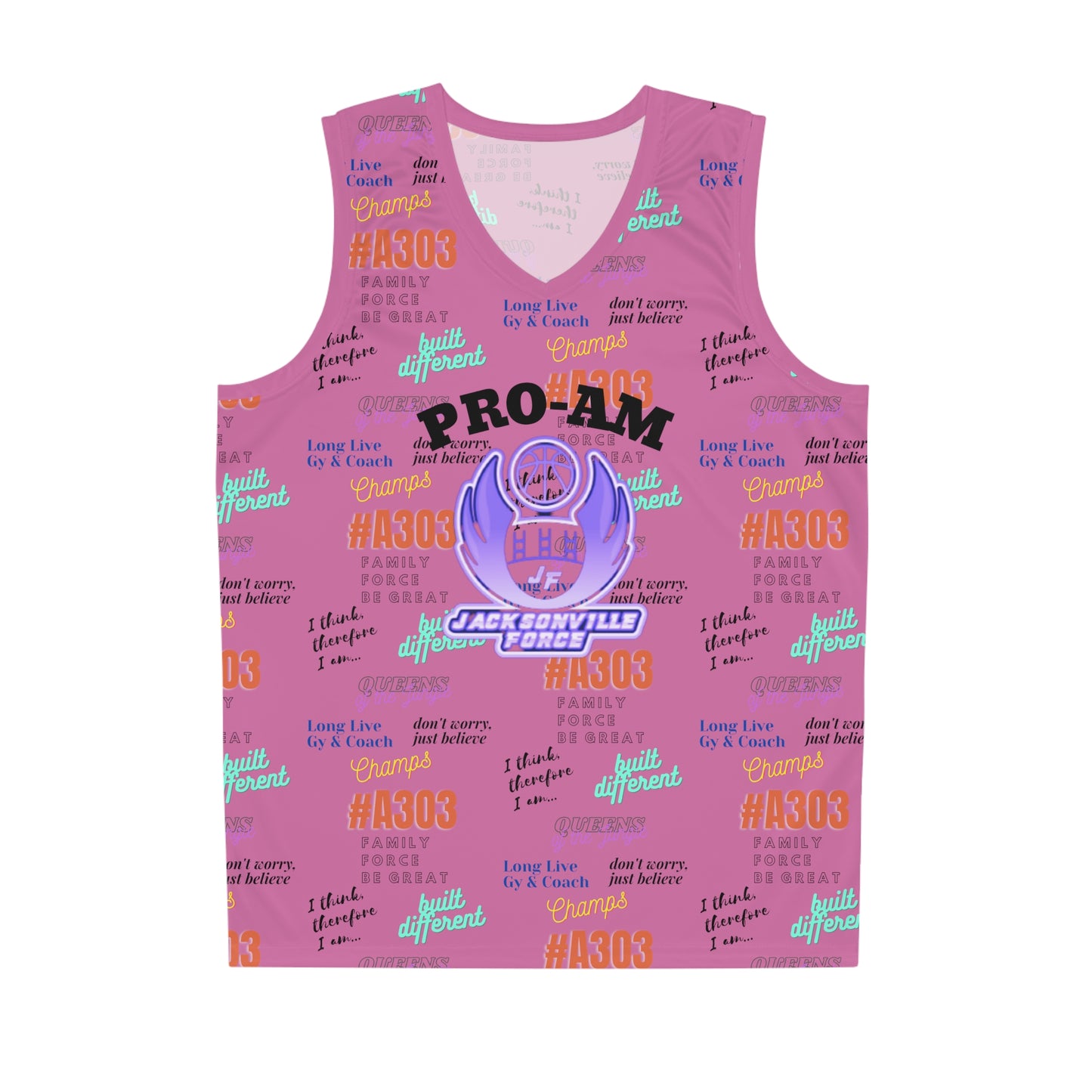 Basketball Jersey - JaxForce ProAm Pink