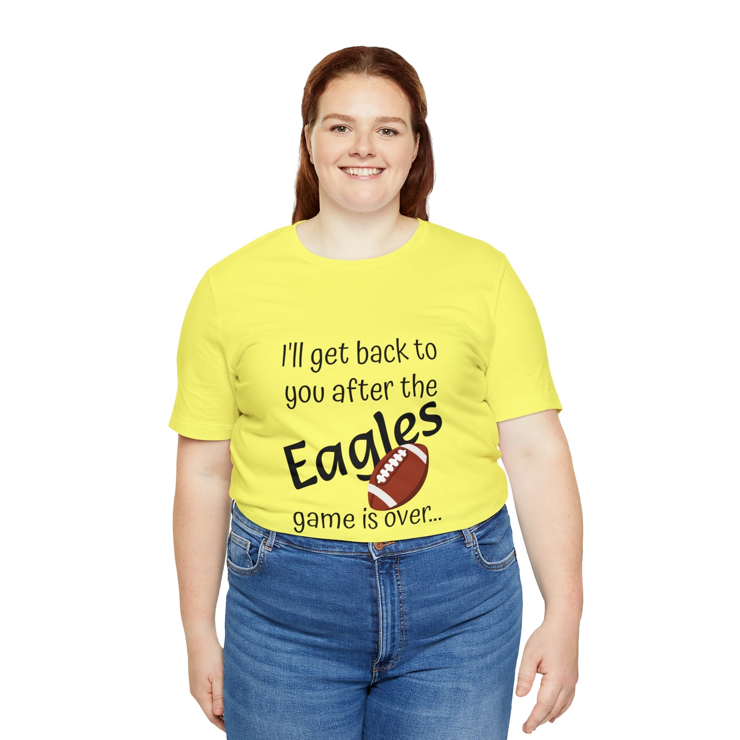 Game Time EAGLES - Unisex Short Sleeve Tee (dark text)