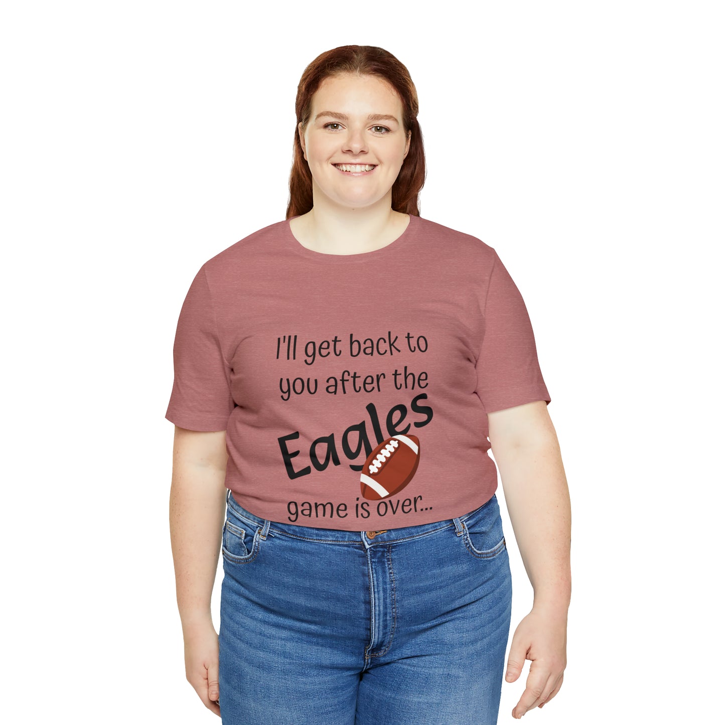 Game Time EAGLES - Unisex Short Sleeve Tee (dark text)