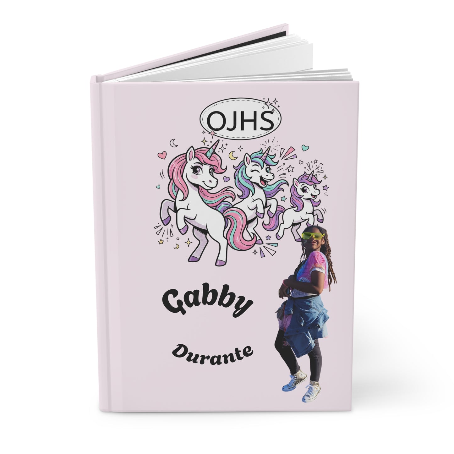 Personalized Hardcover Journal — Custom Name & Photo School Diary (2026/27)