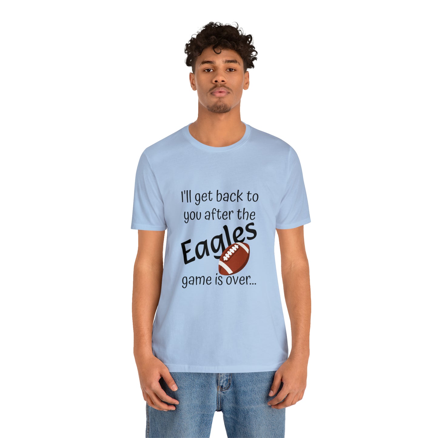 Game Time EAGLES - Unisex Short Sleeve Tee (dark text)