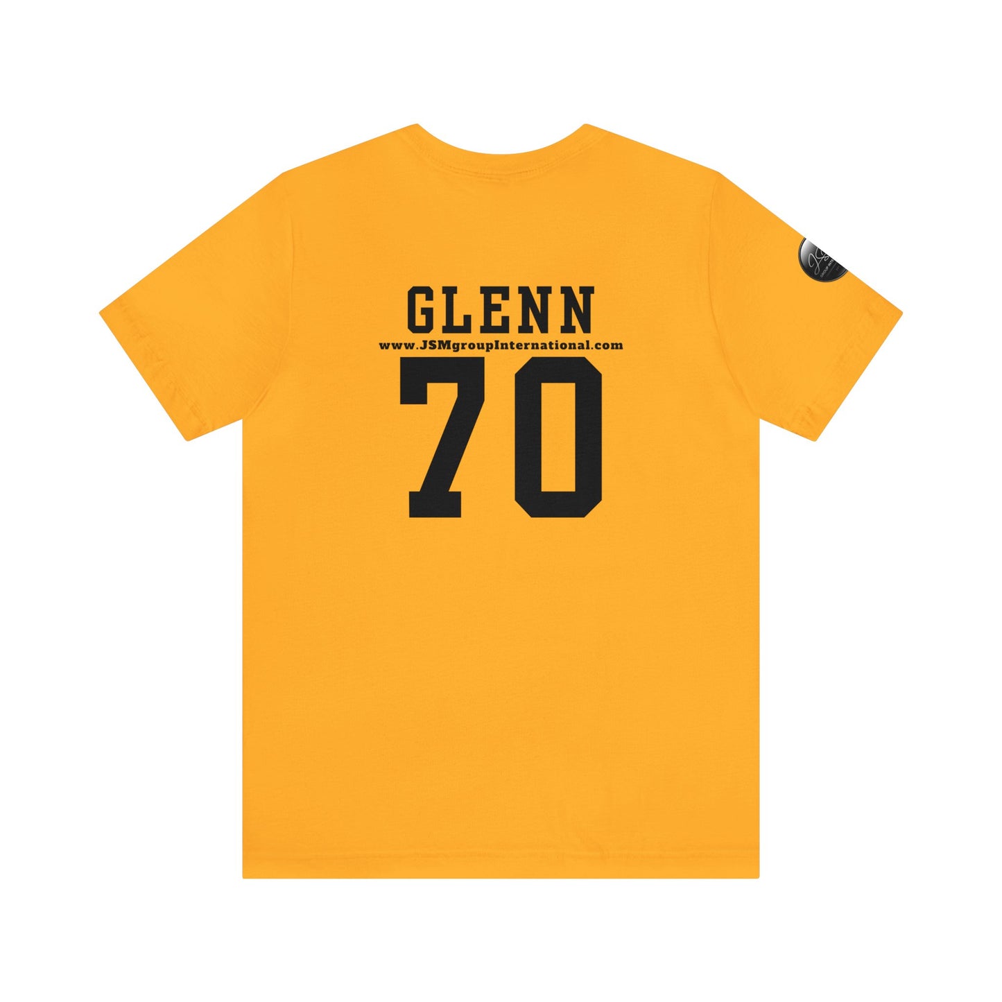 JSM_70th Bday Glenn - B+C Unisex Jersey Short Sleeve Tee