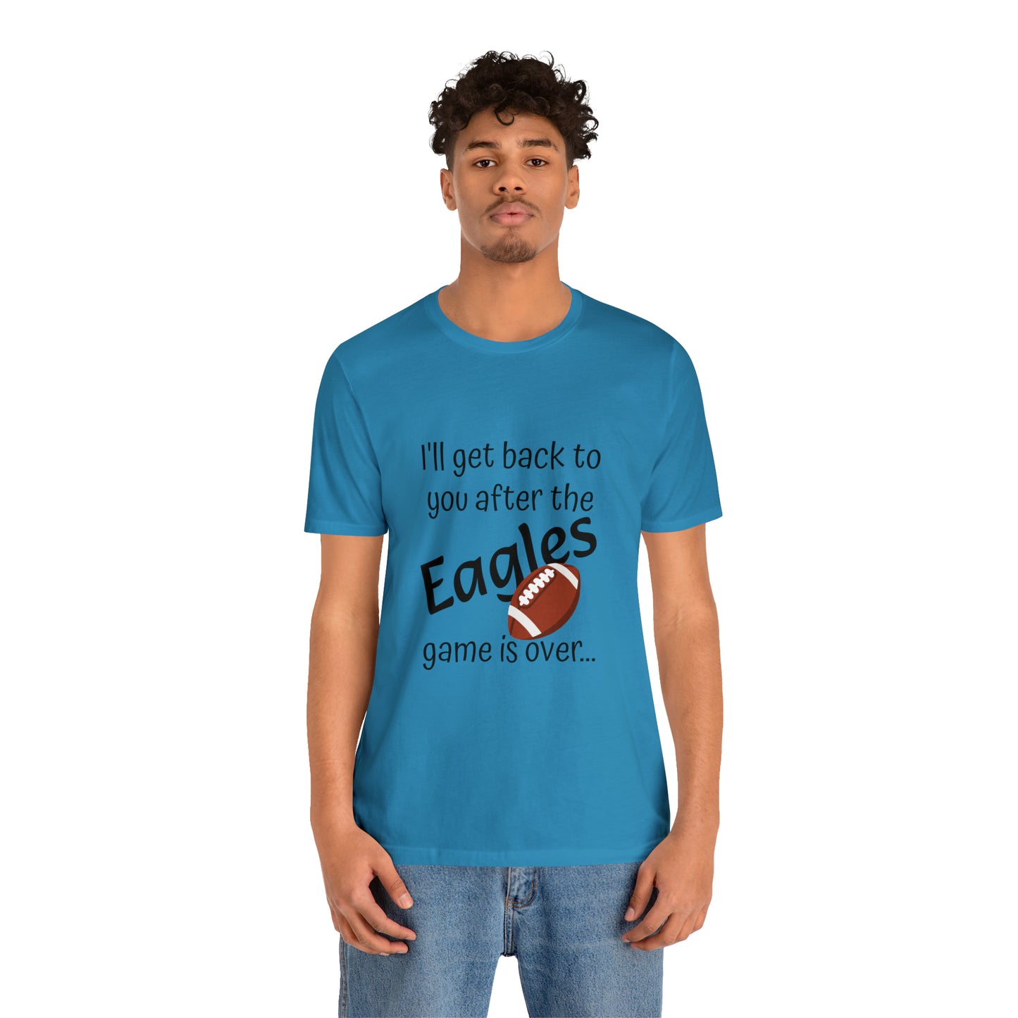 Game Time EAGLES - Unisex Short Sleeve Tee (dark text)