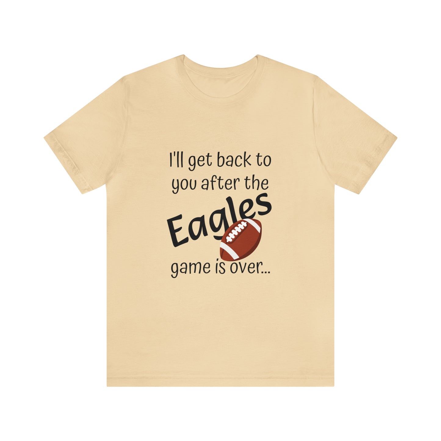 Game Time EAGLES - Unisex Short Sleeve Tee (dark text)