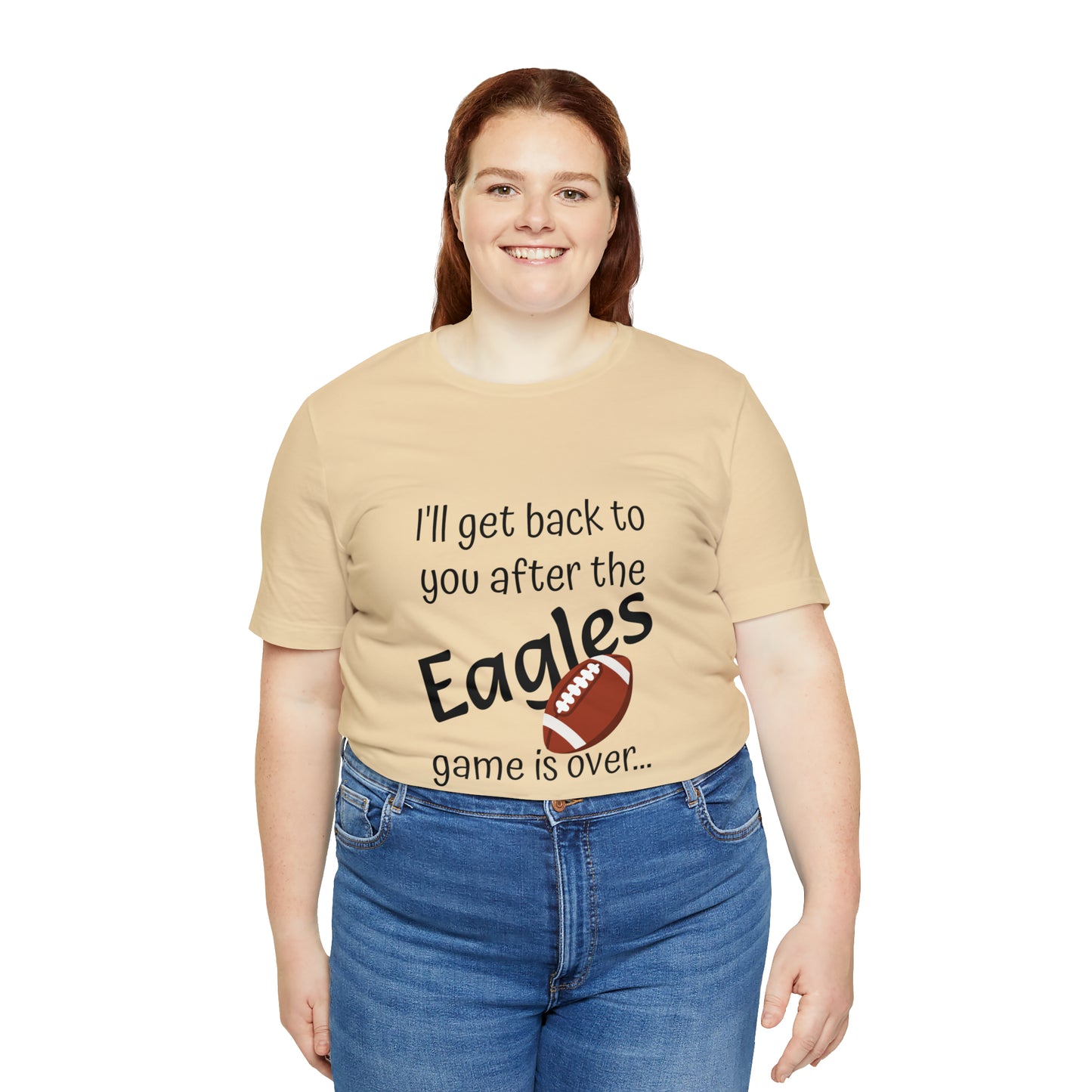 Game Time EAGLES - Unisex Short Sleeve Tee (dark text)