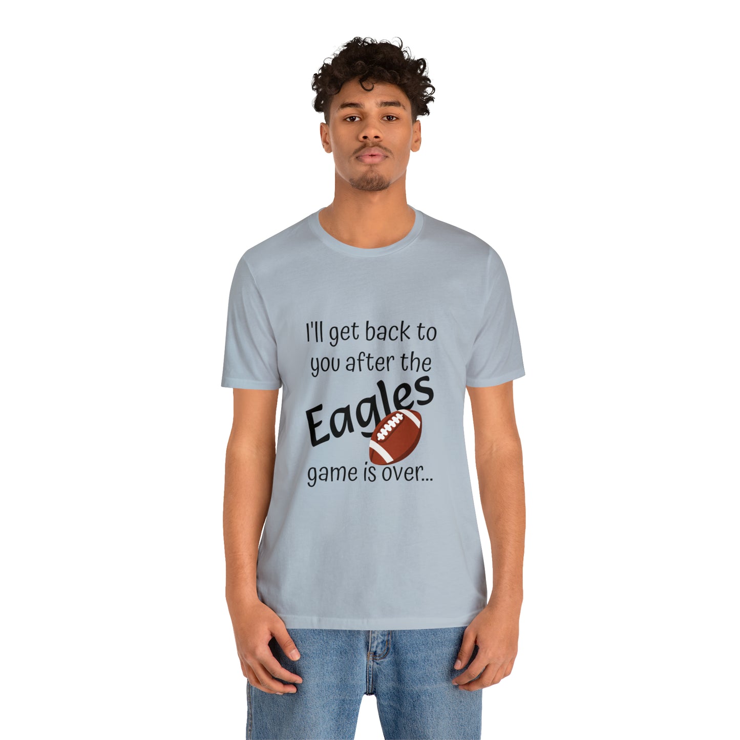 Game Time EAGLES - Unisex Short Sleeve Tee (dark text)