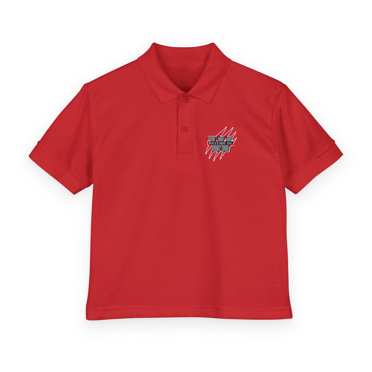 Youth Polo Shirt — School Logo or Crest Customizable