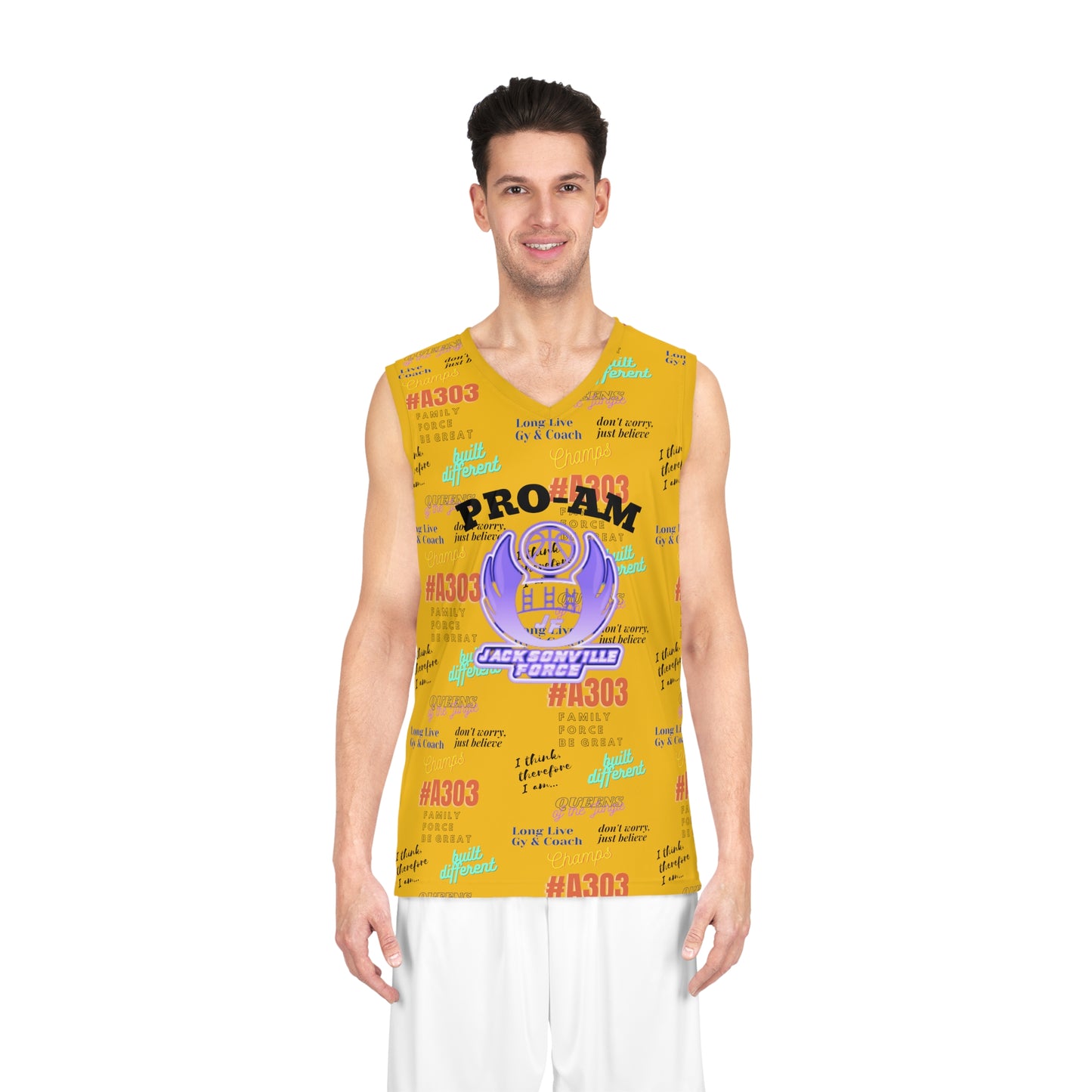 Basketball Jersey - JaxForce ProAm Yellow