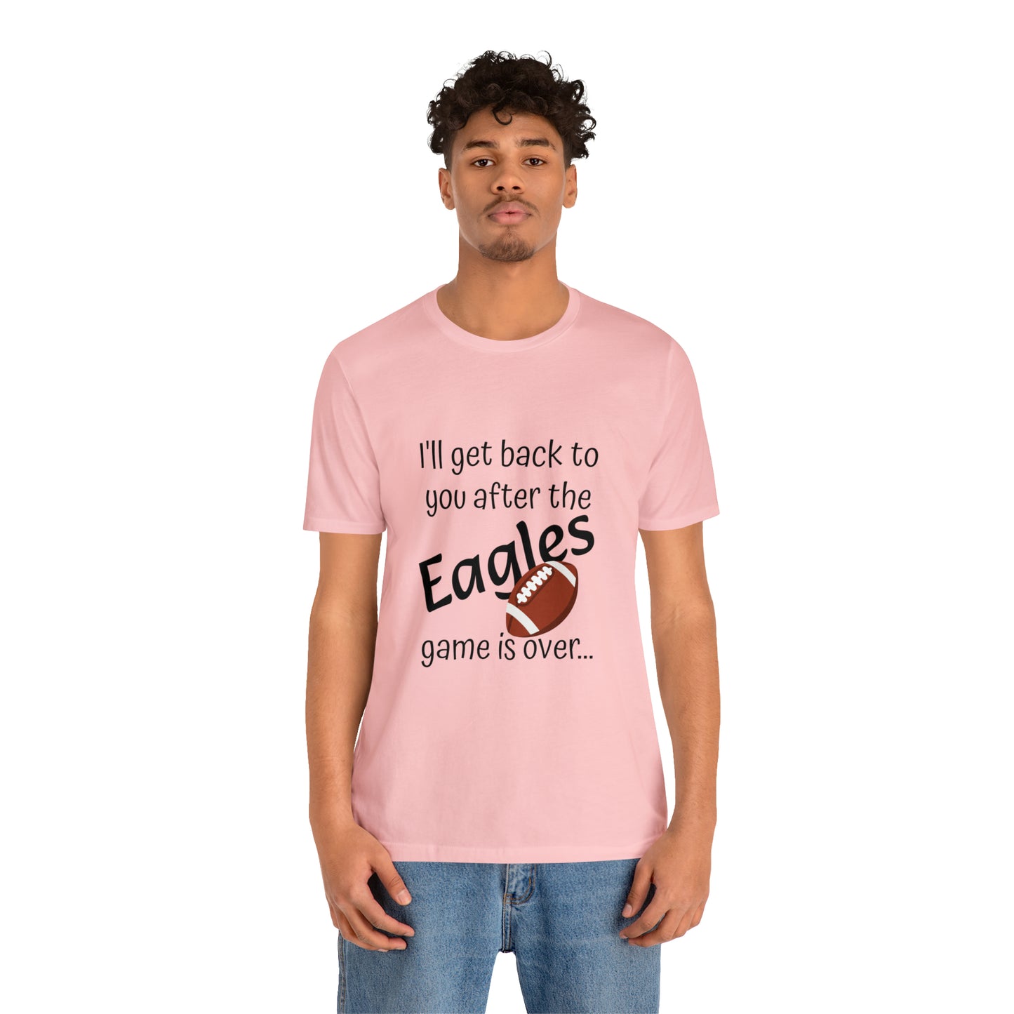 Game Time EAGLES - Unisex Short Sleeve Tee (dark text)