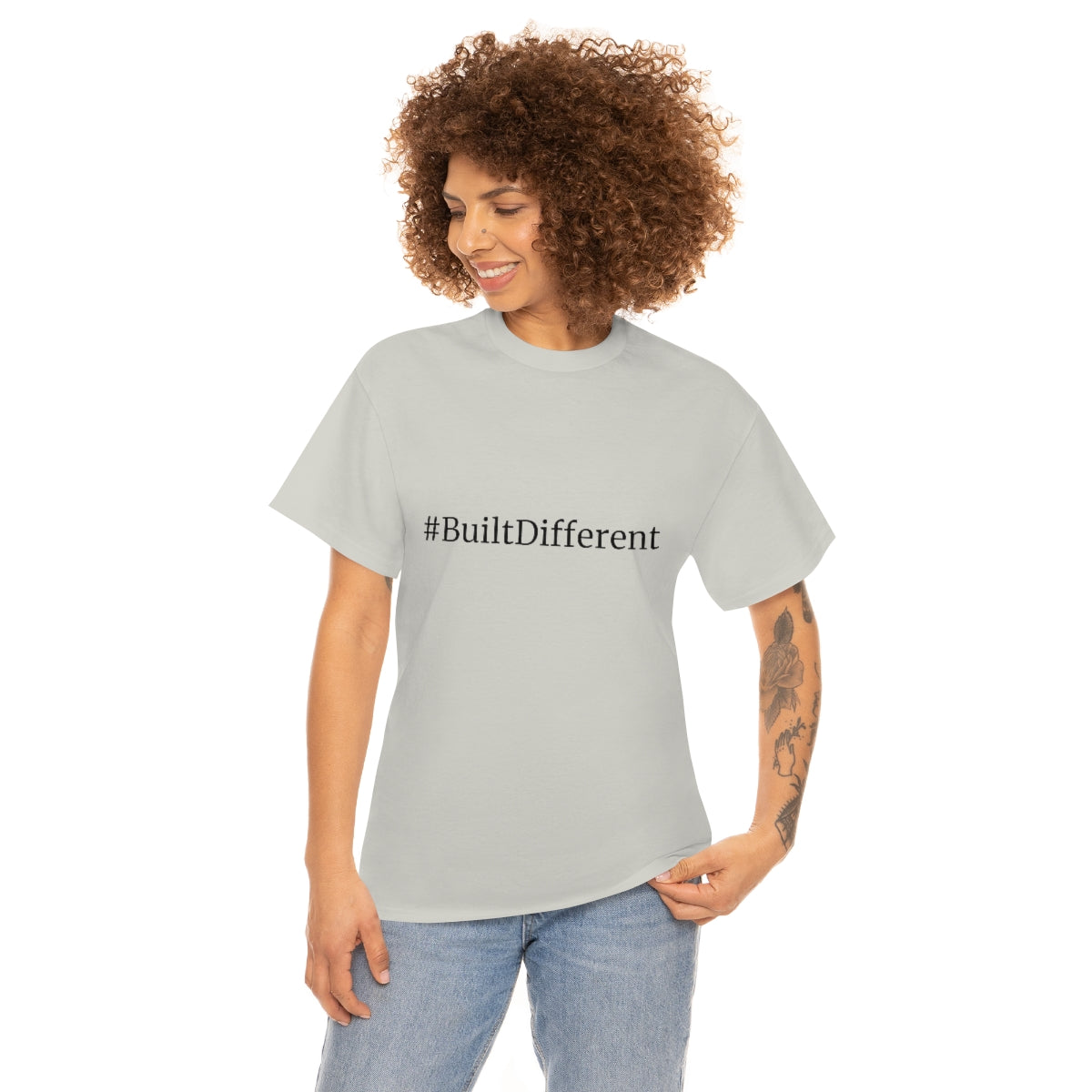 #BuiltDifferent - Unisex Heavy Cotton Tee