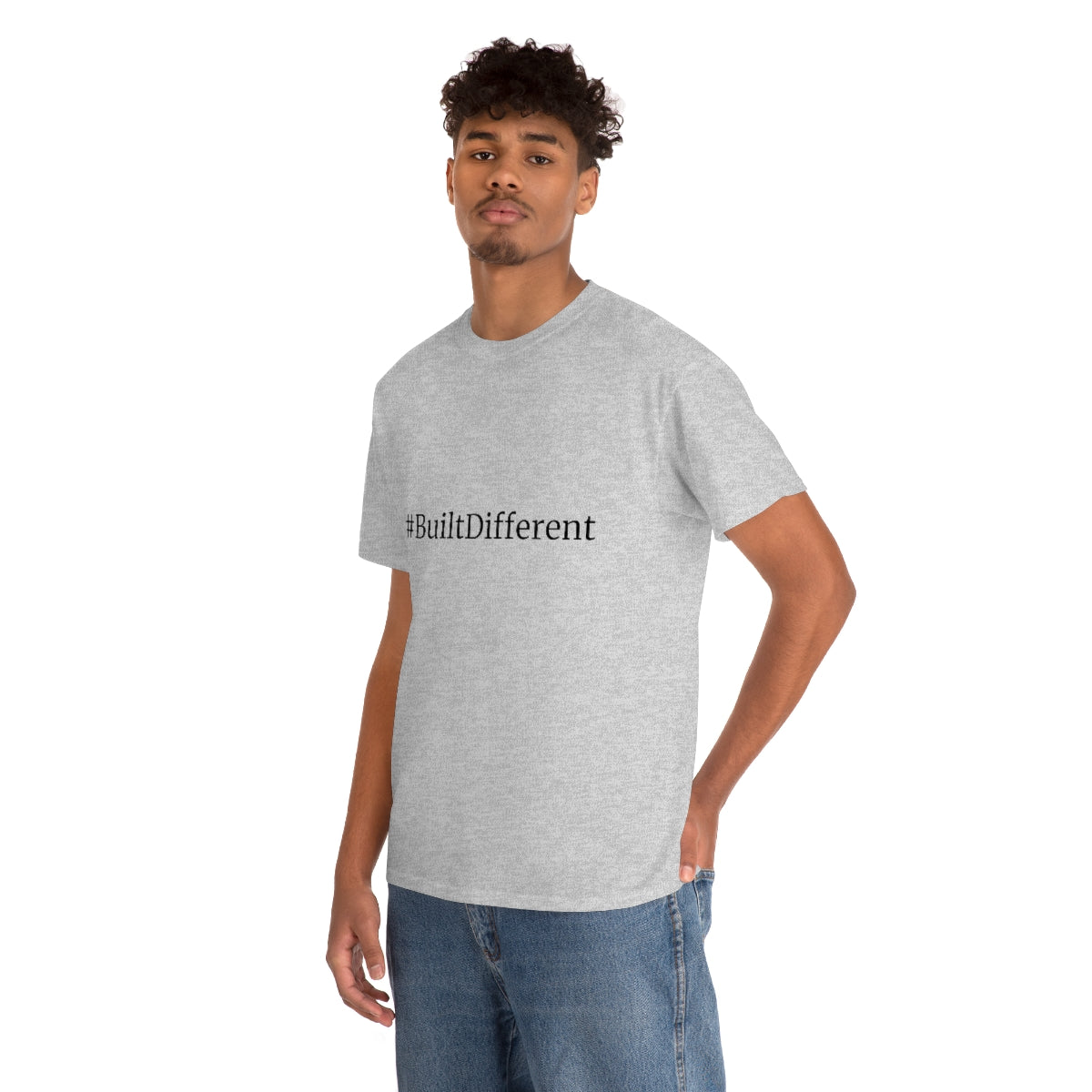 #BuiltDifferent - Unisex Heavy Cotton Tee