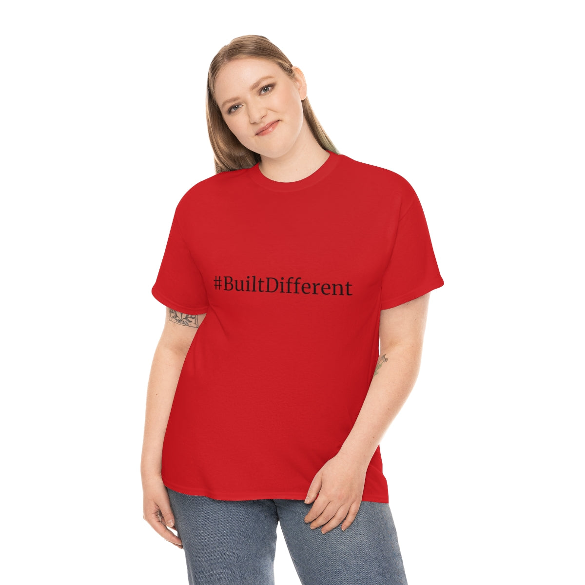 #BuiltDifferent - Unisex Heavy Cotton Tee