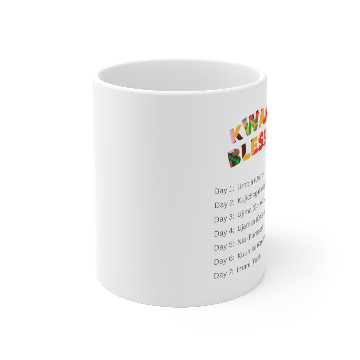 Kwanzaa Ceramic Mug 11oz