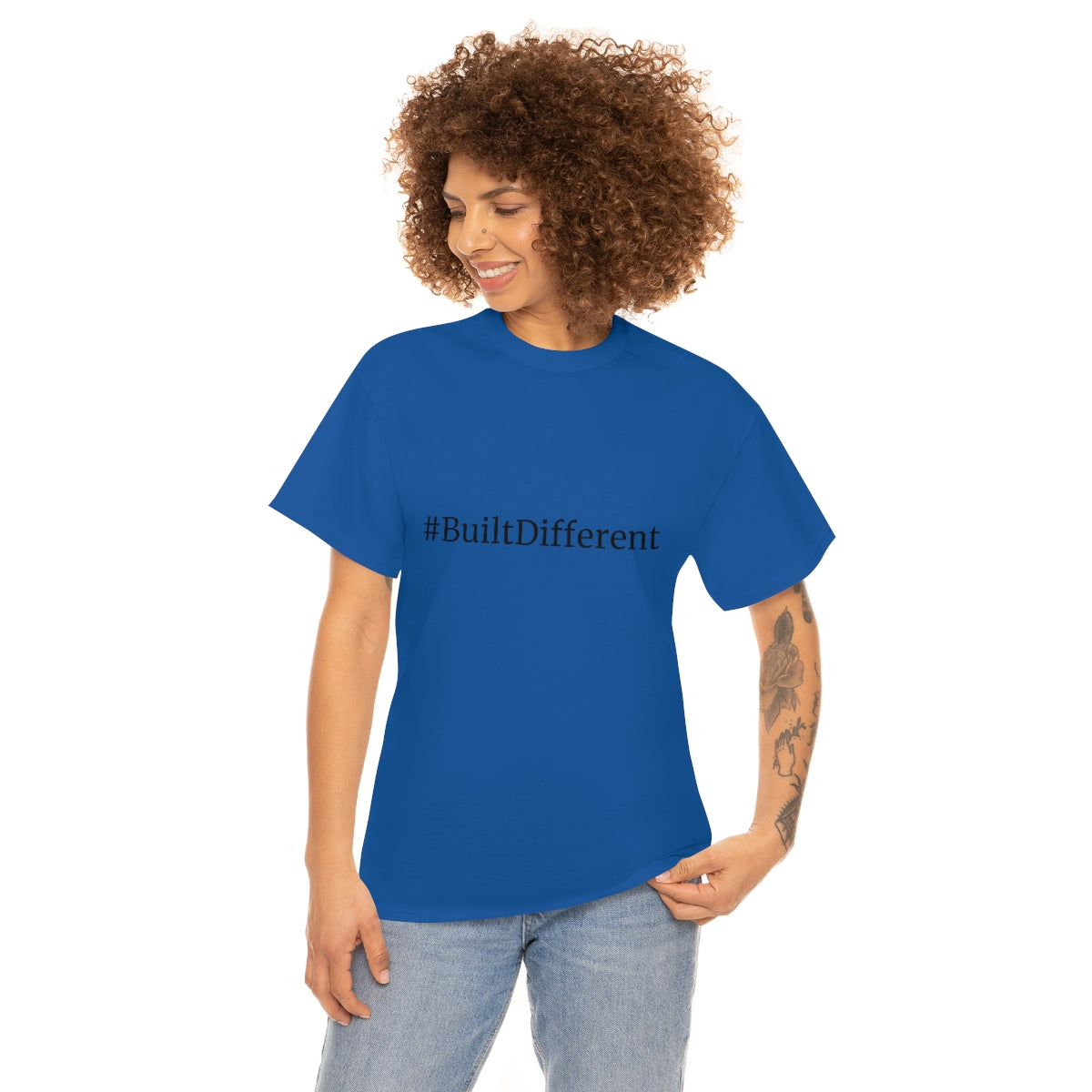 #BuiltDifferent - Unisex Heavy Cotton Tee