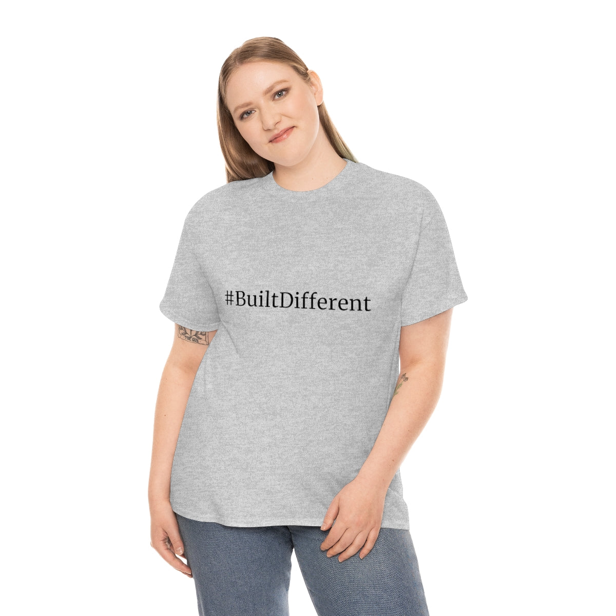 #BuiltDifferent - Unisex Heavy Cotton Tee