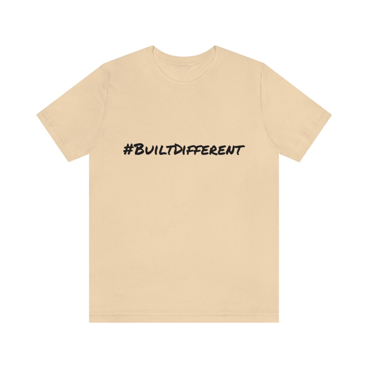 #BuiltDifferent - Unisex Jersey Short Sleeve Tee