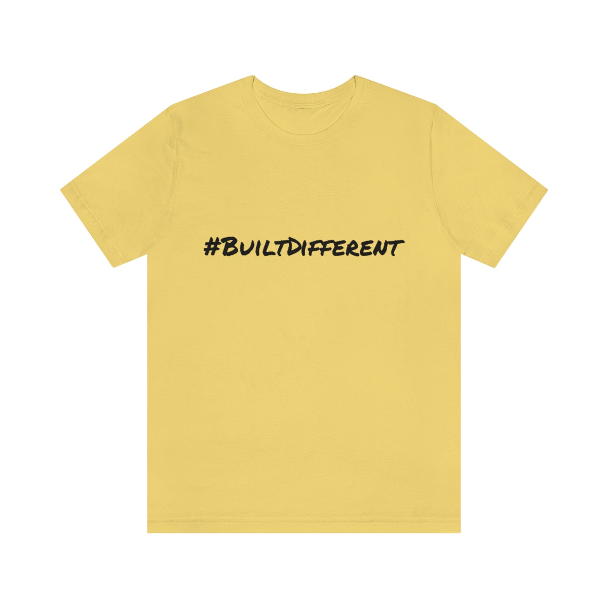 #BuiltDifferent - Unisex Jersey Short Sleeve Tee