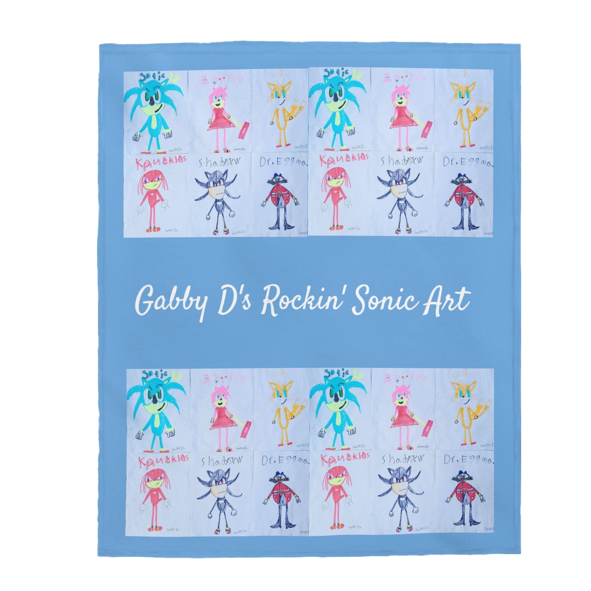 Gabby's art_4 - Velveteen Plush Blanket