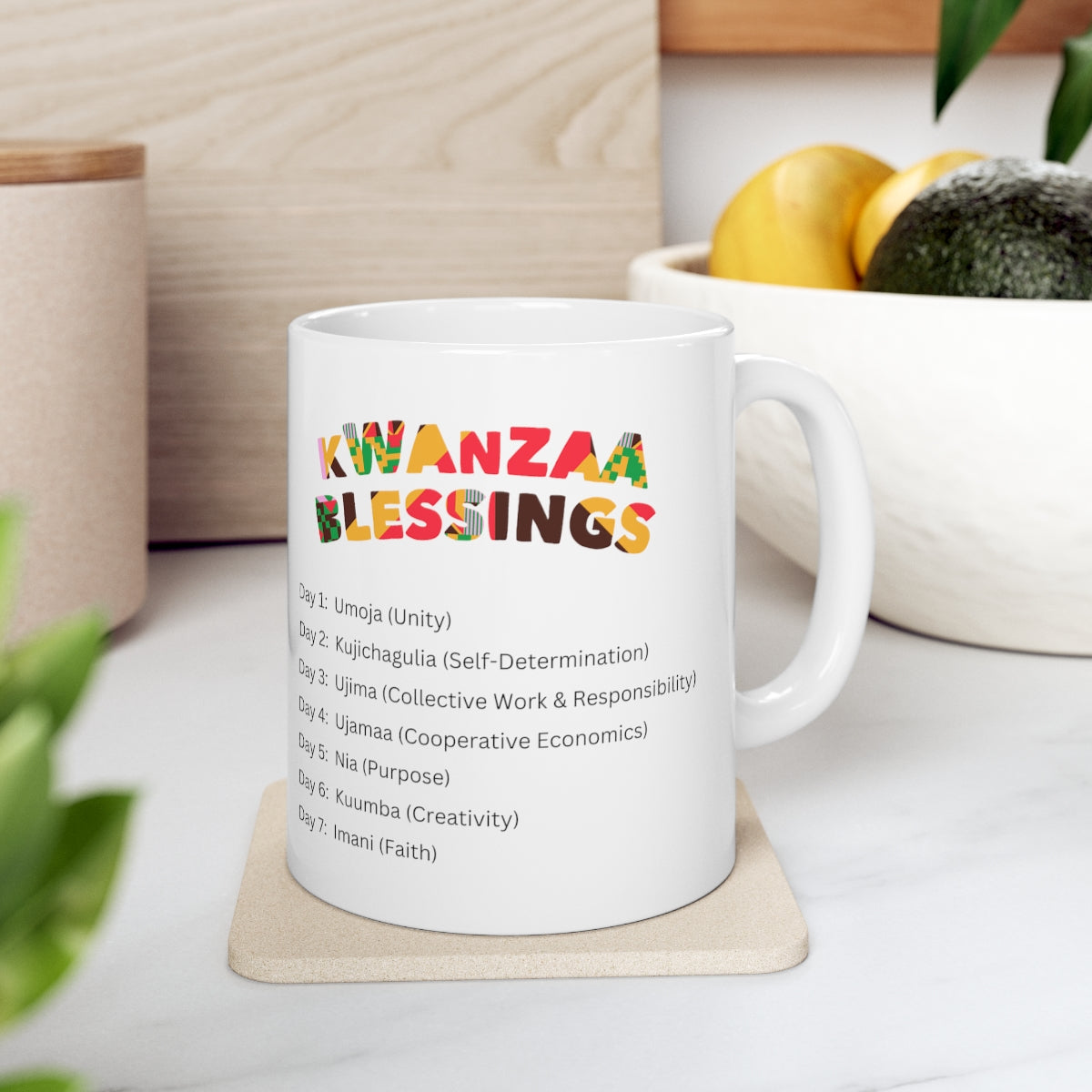 Kwanzaa Ceramic Mug 11oz