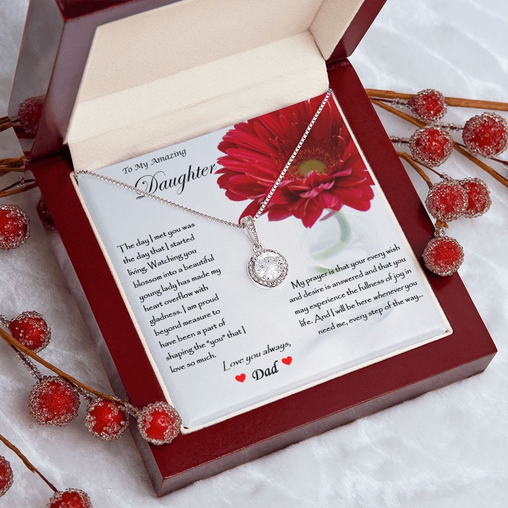 Eternal Hope Necklace - To Daughter from Dad