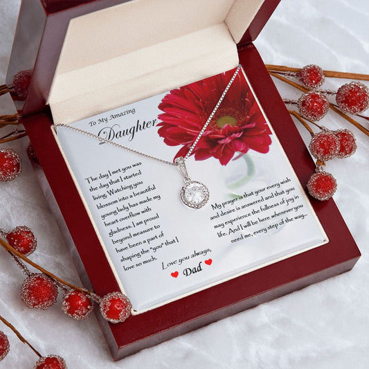 Eternal Hope Necklace - To Daughter from Dad