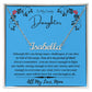 Personalized Name Necklace - To My Lovely Daughter/Mom