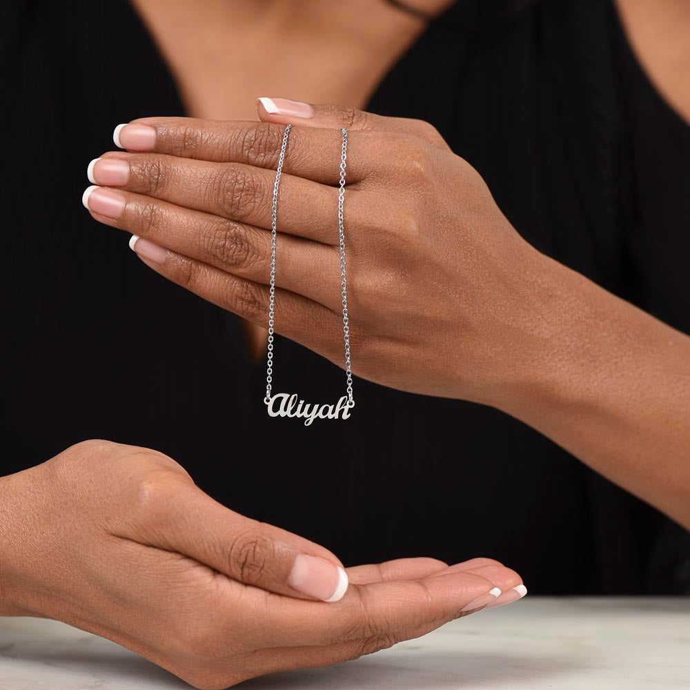 Personalized Name Necklace - To My Sweetheart