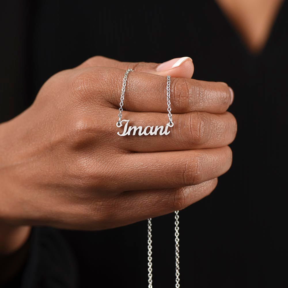 Personalized Name Necklace - To My Sweetheart